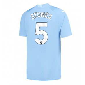Manchester City John Stones #5 Domaci Dres 2023-24 Kratak Rukavima